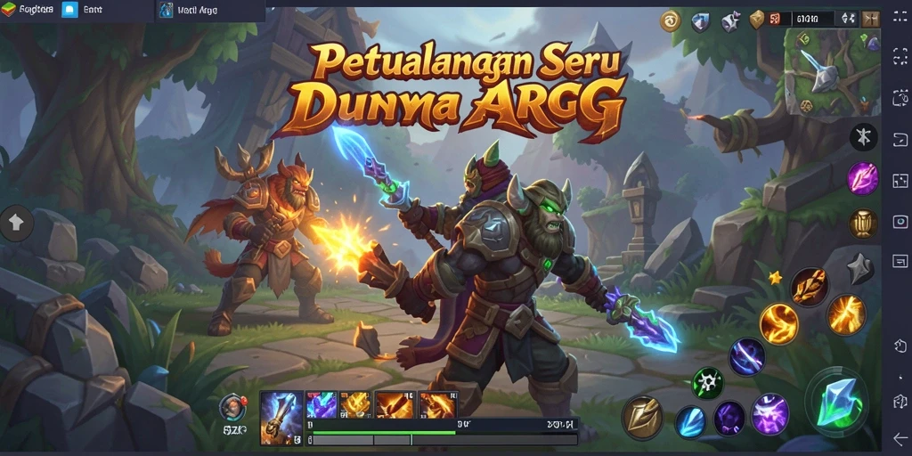 Screenshot menampilkan aksi mendebarkan dalam permainan ARPG 5ZK.