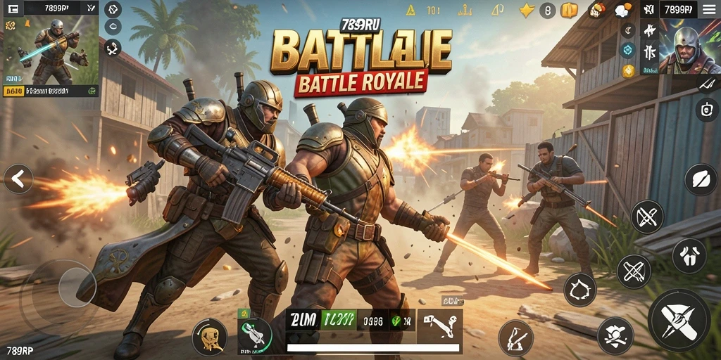 Gameplay seru 789RP dengan pertempuran intens.