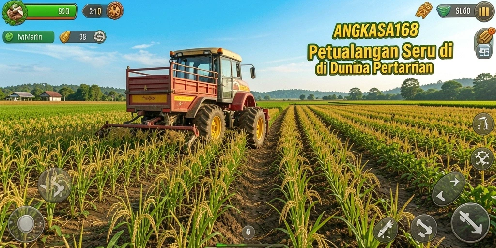 Tampilan indah dan penuh warna dari gameplay ANGKASA168.