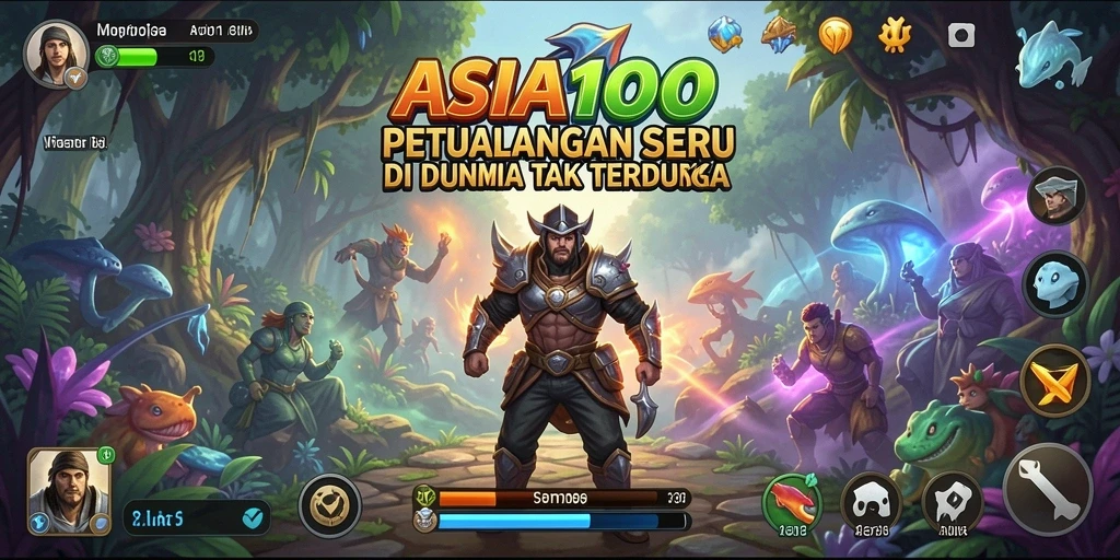 Screenshot gameplay ASIA100 yang menampilkan petualangan seru dan grafis menawan.