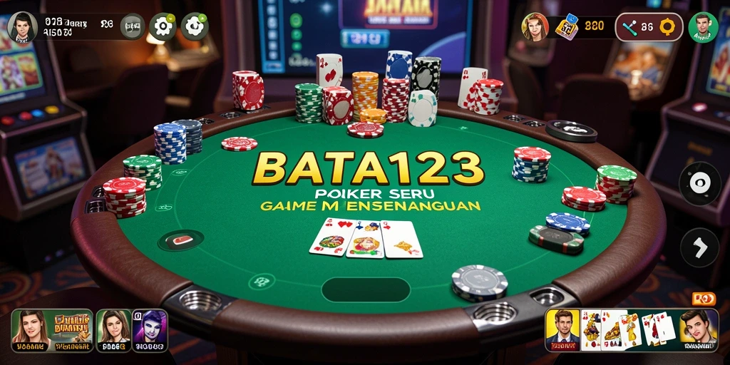 Tampilan gameplay Poker seru dari BATA123.