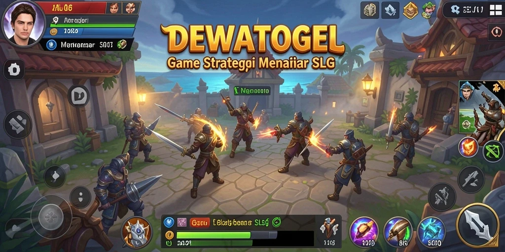 Tampilan gameplay menarik dari DEWATOGEL dengan elemen SLG yang mendebarkan.