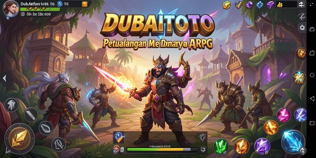 Tampilan gameplay DUBAITOTO yang menegangkan dan mengasyikkan.