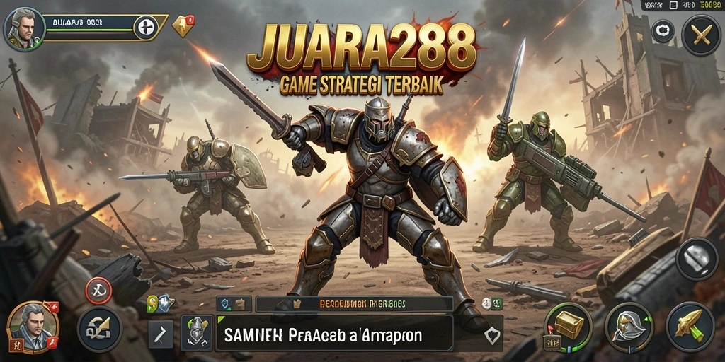 Tampilan gameplay JUARA288 dengan aksi pertempuran yang mendebarkan.