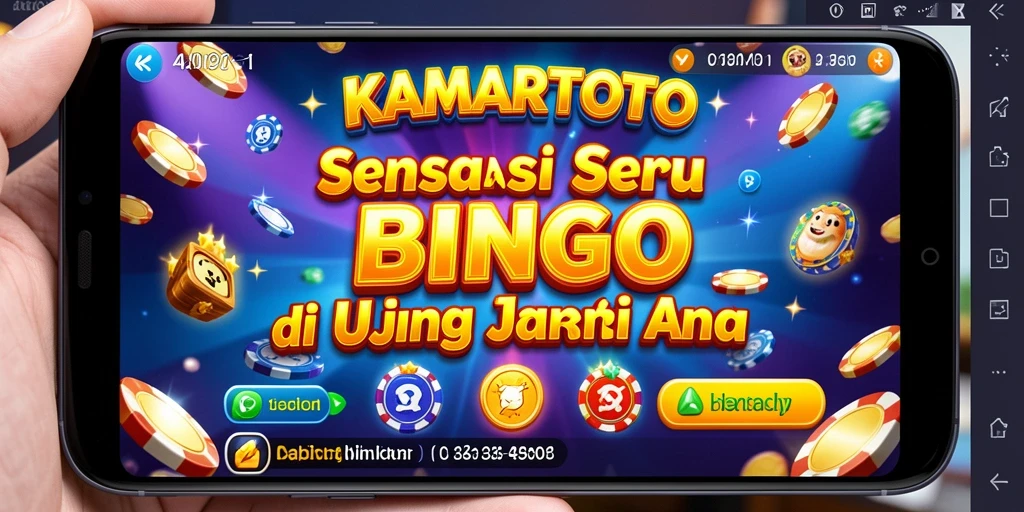 Tampilan gameplay KAMARTOTO yang seru dalam bermain Bingo.