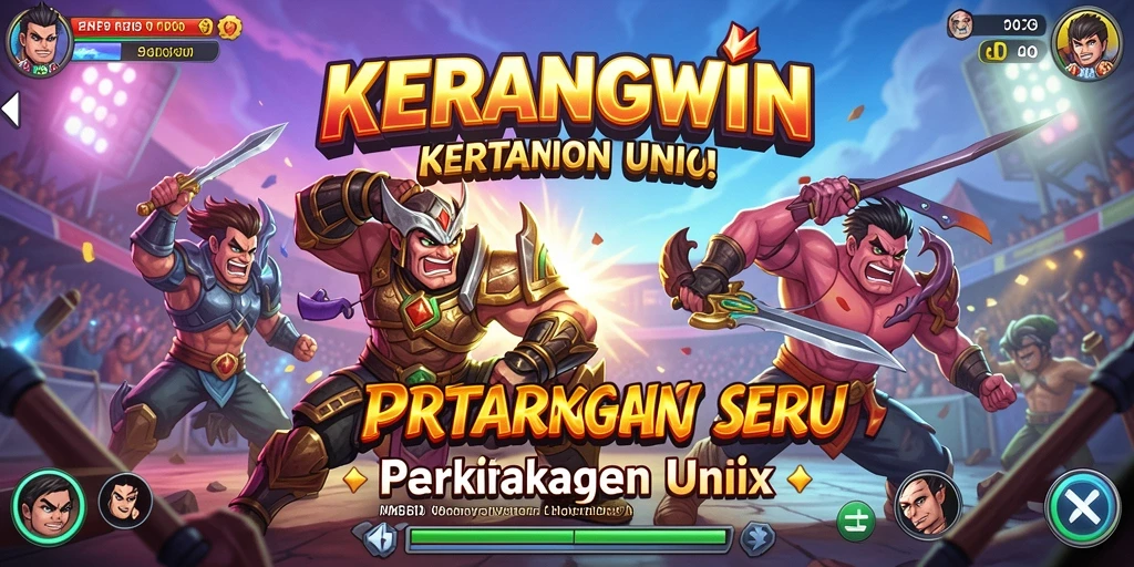 Gameplay KERANGWIN yang mendebarkan dengan karakter ikonik.