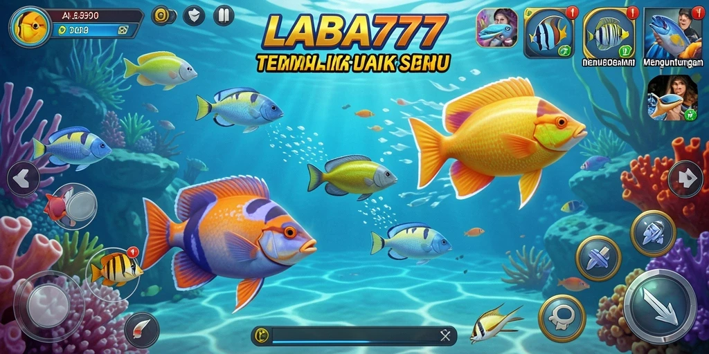 Tampilan seru gameplay Tembak Ikan di LABA777.