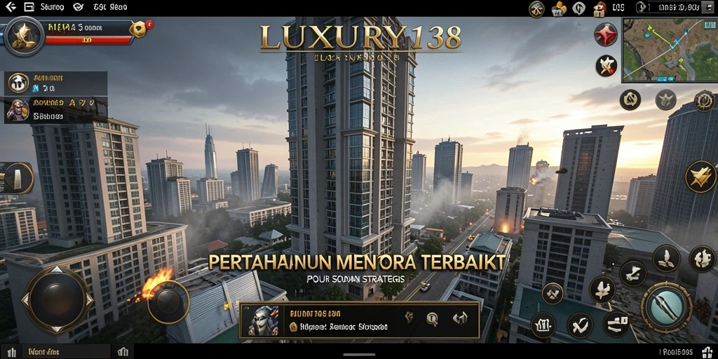 Tangkapan layar <strong>LUXURY138</strong> menunjukkan gameplay yang menegangkan di Tower Defense.