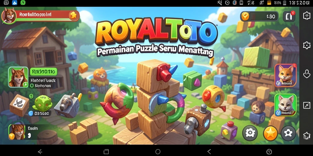 Screenshot ROYALTOTO menunjukkan gameplay yang seru dan menantang di tingkat tinggi.