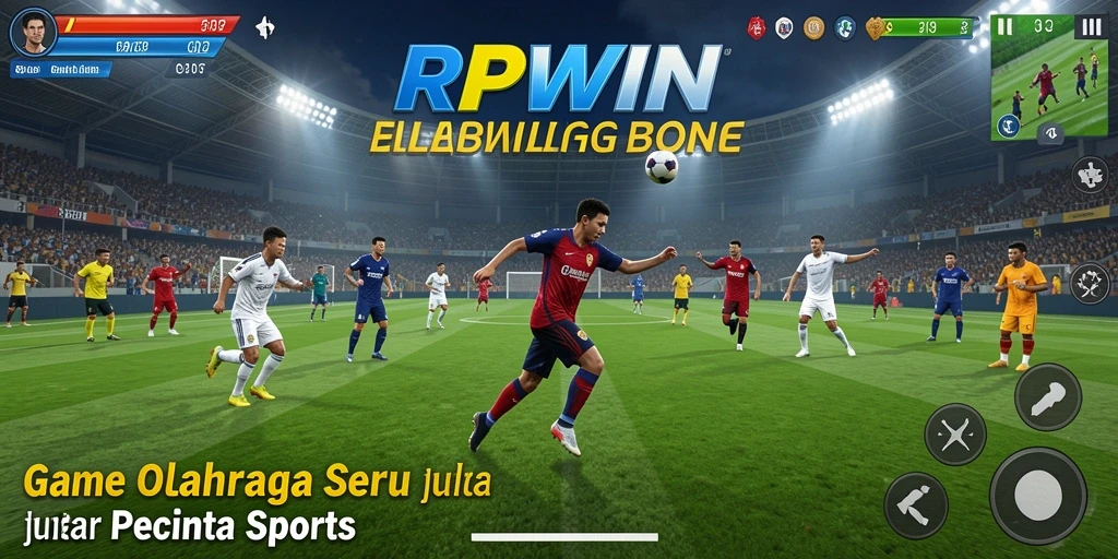 Gameplay menarik RPWIN yang menampilkan aksi olahraga nyata.