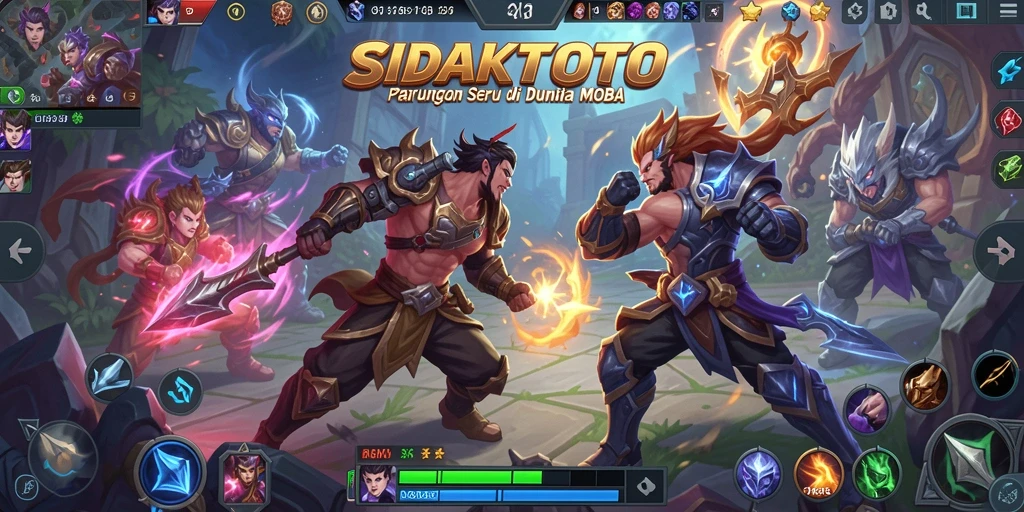 Tampilan menarik dari gameplay seru SIDAKTOTO.