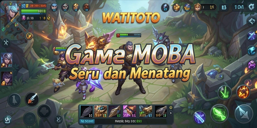 Tampilan gameplay seru di WATITOTO dengan karakter beragam.